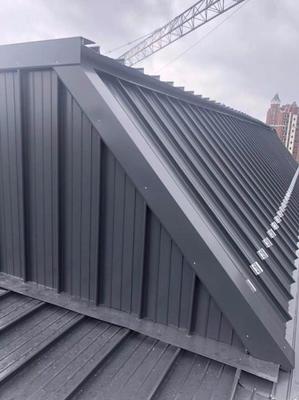 铝镁锰版型制造 金属屋面 深灰色